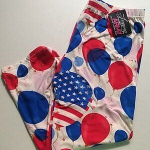 Legging Army Balloon Print Capris Plus Size Fits  Sizes14-20